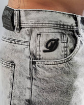 Jeans Baggy Básico Gris Lavado